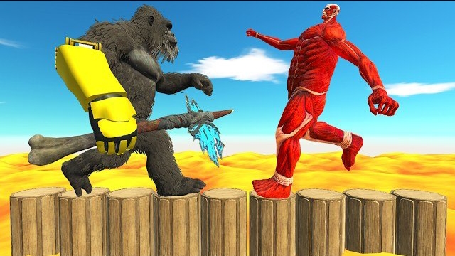 Турнир монстров против лавы - Animal Revolt Battle Simulator