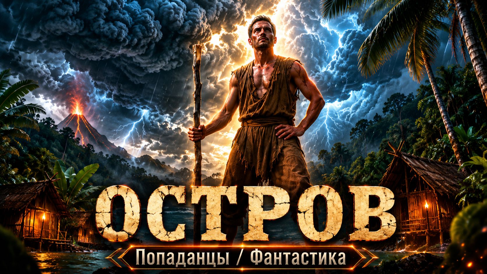 ОСТРОВ  КНИГА 1 ЧАСТЬ 1 из 3  ПОПАДАНЦЫ  АУДИОКНИГА  ФАНТАСТИКА  ПРИКЛЮЧЕНИЯ