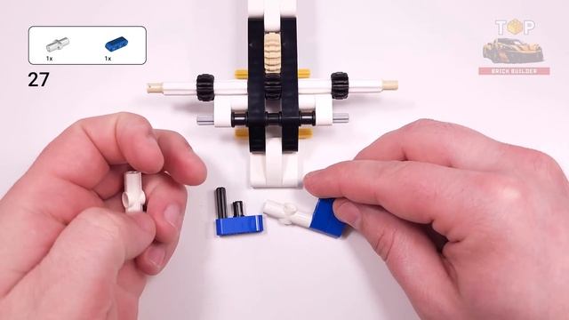 LEGO Technic Белый гидросамолёт (30736) [82 детали] Пошаговая инструкция