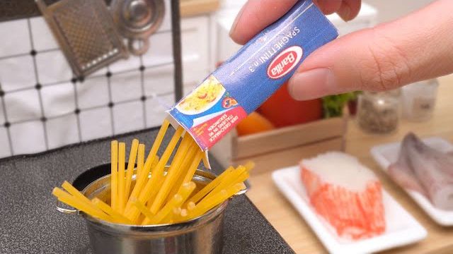 Delicious Miniature Seafood Pasta Recipe | Miniature Cooking Food By 