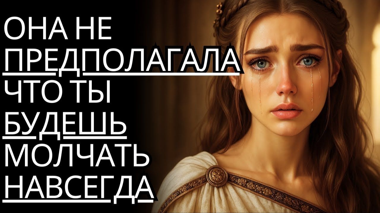 Она не думала, что ты будешь молчать вечно ~ Объяснение стоицизма