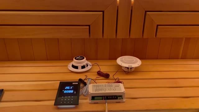 Обзор термостойких водостойких динамиков SteamLux Music System PREMIUM WHITE-original