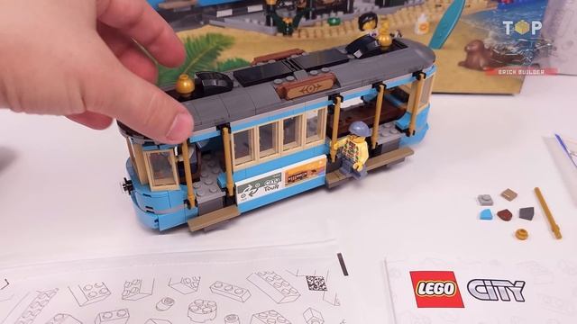 LEGO City Классический пляжный трамвай (60506) пошаговая инструкция сборки