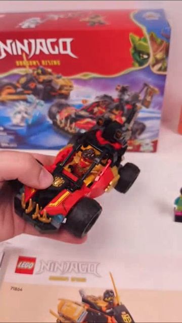 LEGO NINJAGO Комбинированные транспортные средства Кая и Коула (71864) [394 детали] Сборка
