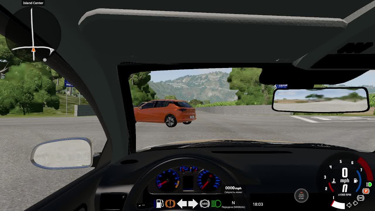 Играю в BeamNG.drive - Руль - PXN V9 GEN2