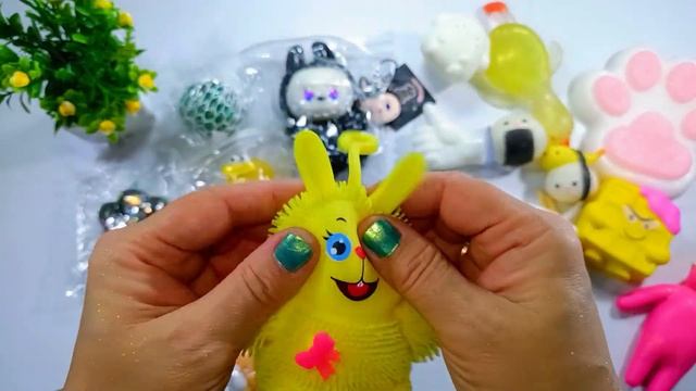 ASMR SQUISHY TABA Unboxing ASMR Squishes And Anti-StressTABA LABUBU