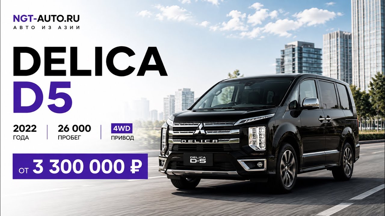 Обзор Mitsubishi Delica D5 2022 года