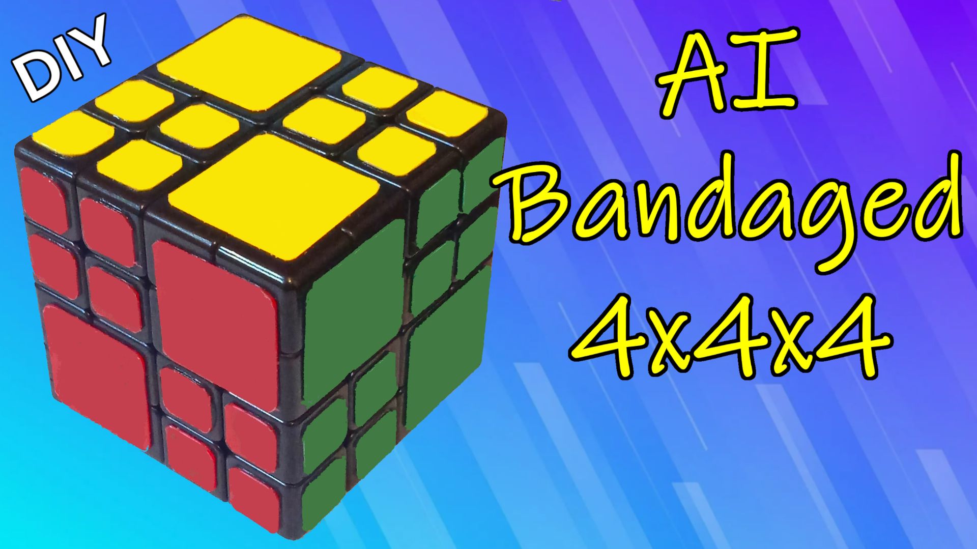 AI Bandaged Cube 4x4x4, сборка