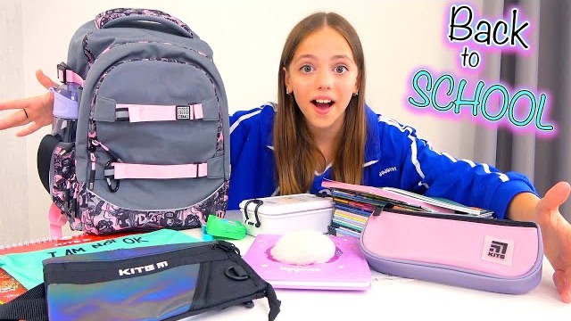 BACK To SCHOOL моя канцелярия для школы My Little Nastya