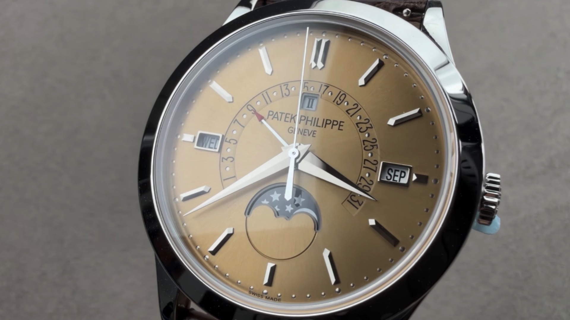 Patek Philippe 5496P Honey Brown Perpetual Calendar 5496P-014