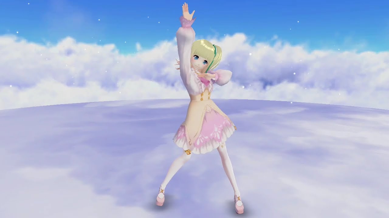 MMD Doll Dancer-Vroid Vtuber App | Miku Live AMV (02)