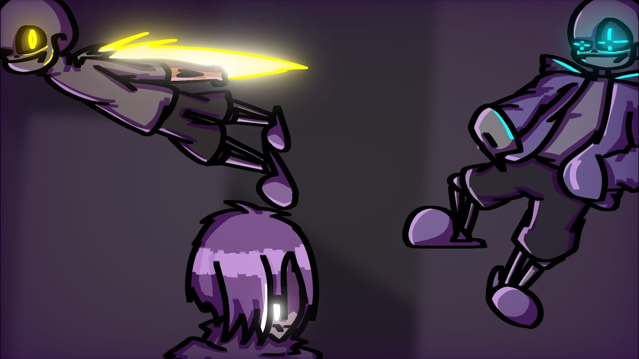 (2/3)Glitchtale Failed Timeline Delta Sans X Sans Vs Bete Noire