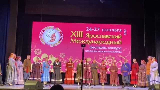 Фольклорная группа «Диво» г. Ярославль, запевает Карина Одинцова