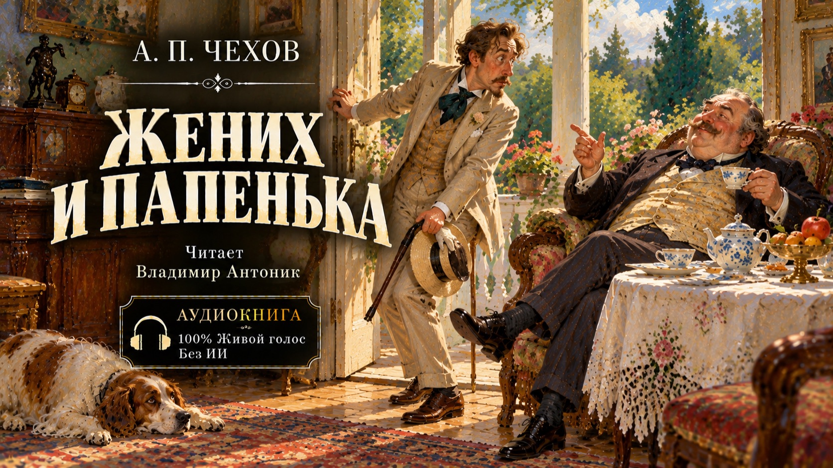 «Жених и папенька». А.П. Чехов. Аудиокнига. Читает Владимир Антоник