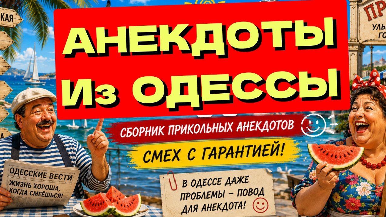 Лучшие Анекдоты из Одессы
