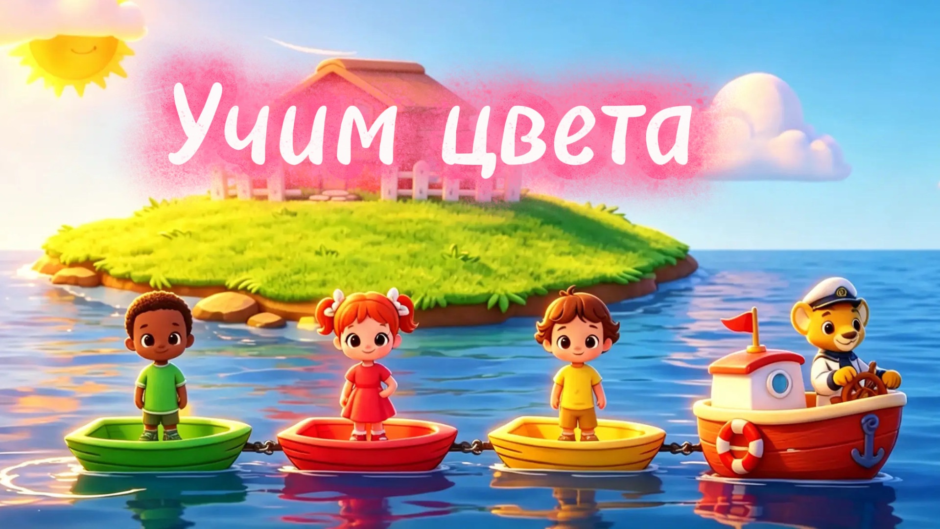 Учим цвета! Развивающий мультик для детей!
