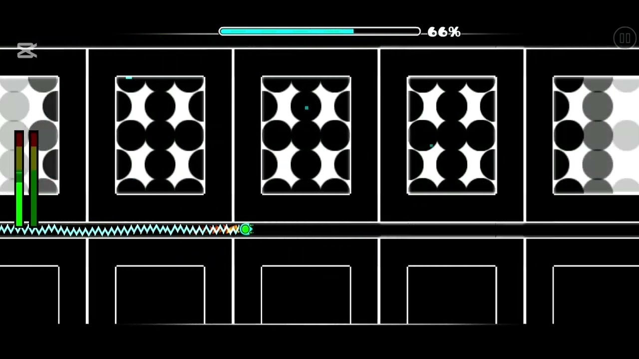 Супер невозможный спам в один блок с кликами в Geometry Dash ☠