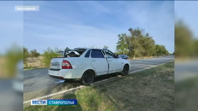 На Ставрополье женщина-водитель погибла в ДТП