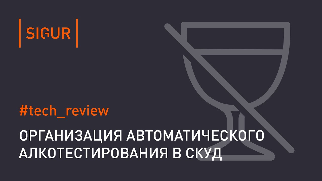 Алкотестирование на проходных. Обзор возможностей