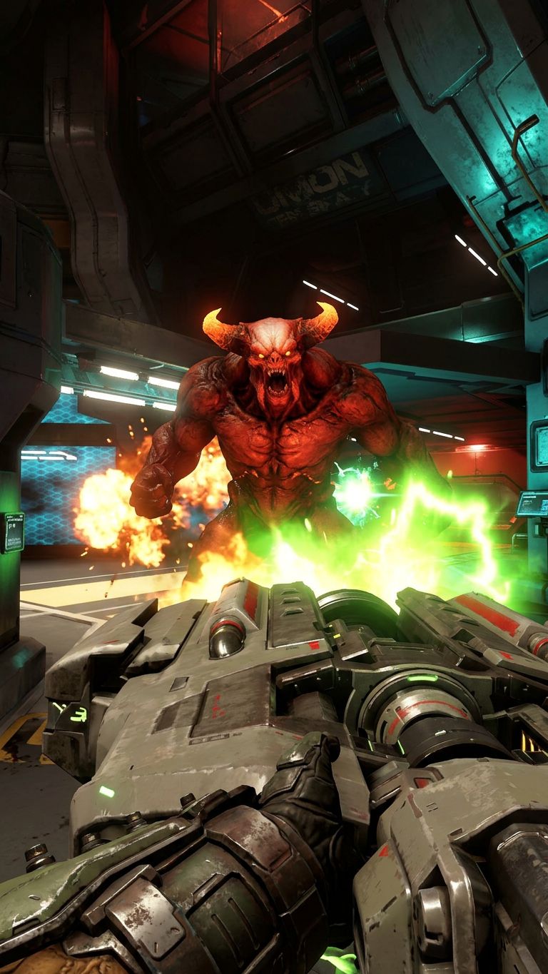 Я был готов к встрече с 2 Баронами Ада  #doom #gaming #shorts