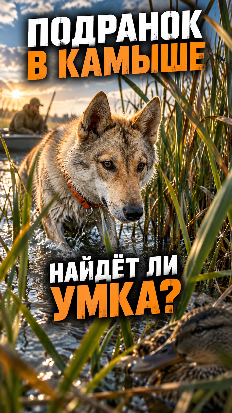 Подранок ушёл в камыш. Найдет ли Умка?