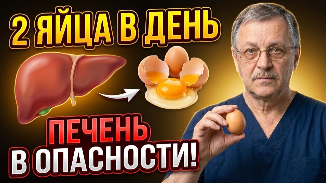 Что будет с печенью, если есть 2 яйца каждый день.