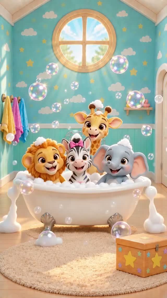 Буль-буль, пузыри! 🛁 Прятки в ванне с Cub Club #shorts