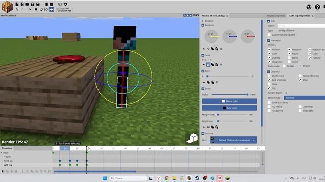 Как я делаю анимацию в Mine-Imator 🤯 Мой креатив в Minecraft стиле