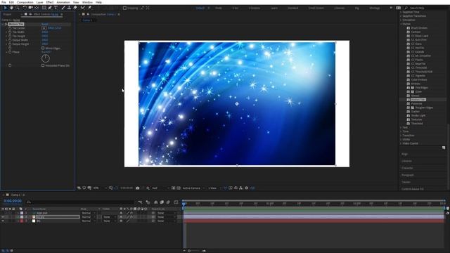 Разбор эффектов Motion Tile и CC Repitile в After Effects