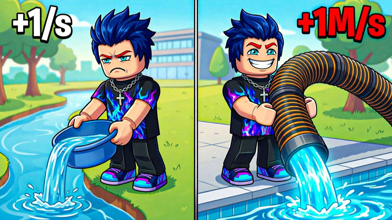 😱 ОСУШИ БАССЕЙН ЧТОБЫ НАЙТИ САМУЮ РЕДКУЮ РЫБУ в +1 Drain Water Per Click в Роблокс!