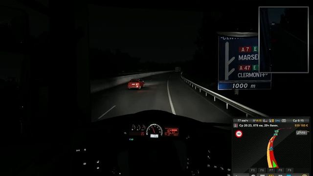 ETS 2 - Нюрнберг (Германия) в город Аяччо (остров Корсика, Франция