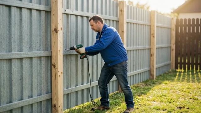 Видеоинструкция по установке пластиковой сетки для забора