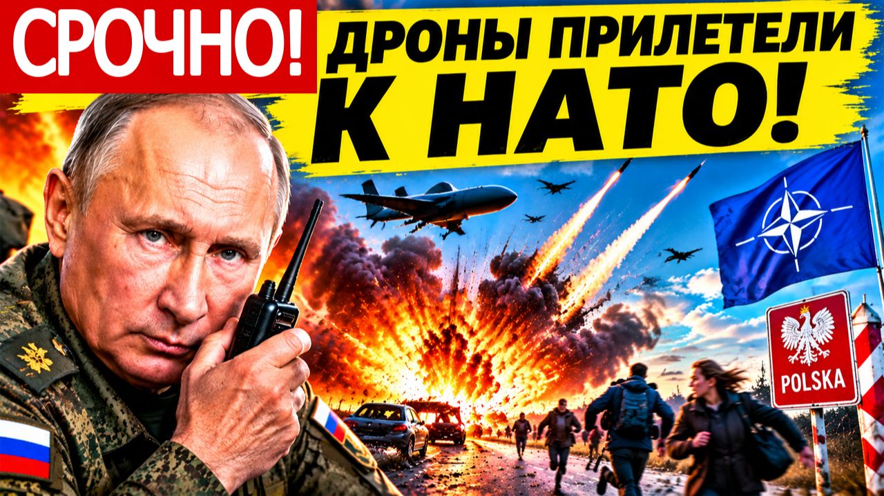⚡Россия атакует Киев и НАТО? Мощные взрывы возле Польши — первые подробности