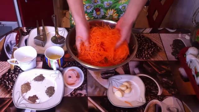 Морковь по-корейски как закуска