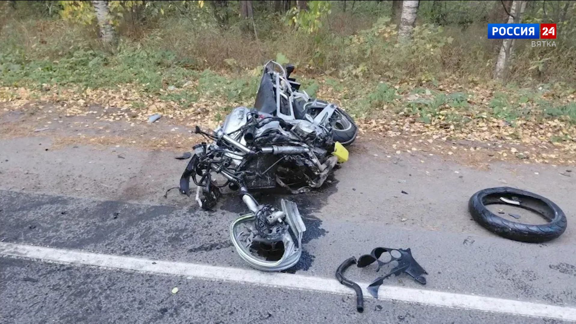 В Кирово-Чепецке в результате тройного ДТП погиб мотоциклист