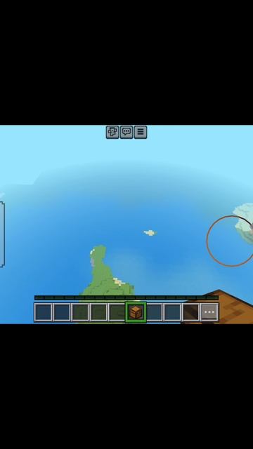 Сундук падает с высоты на руках в Minecraft