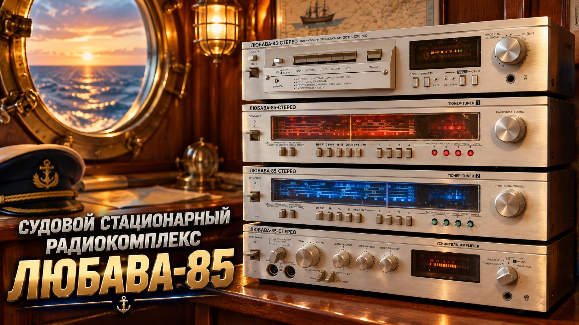 Судовой стационарный радиокомплекс Любава-85-стеро с Авито
