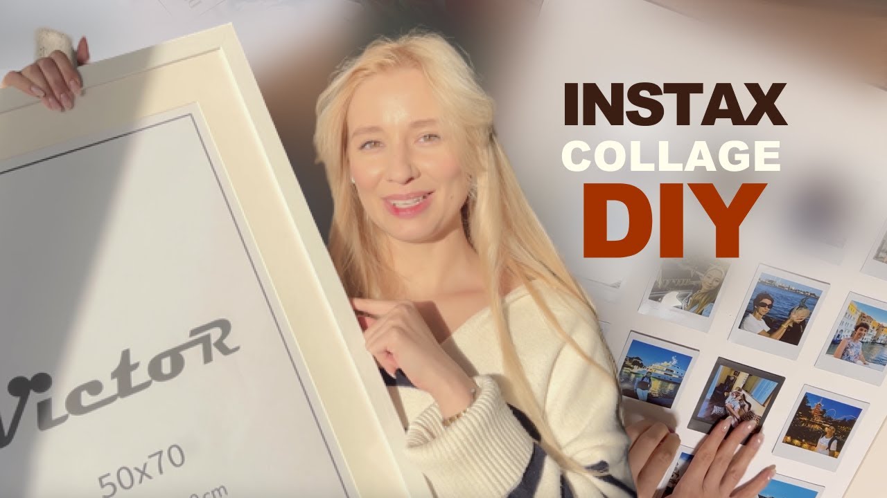 DIY:Creating Instax Collage | Делаем картину из инстаксов | декор рамки фотографиям | коллаж из фото