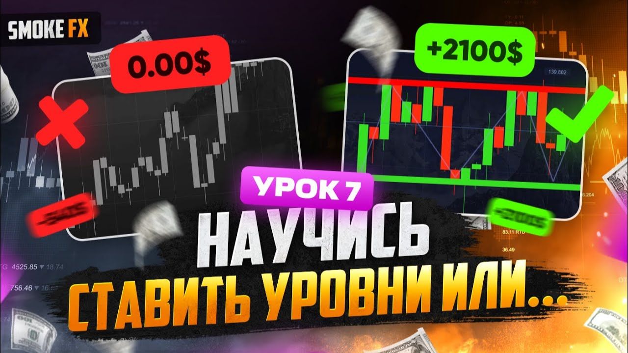 Трейдинг как ПРАВИЛЬНО строить уровни ПОДДЕРЖКИ и СОПРОТИВЛЕНИЯ! Обучение трейдингу 2026