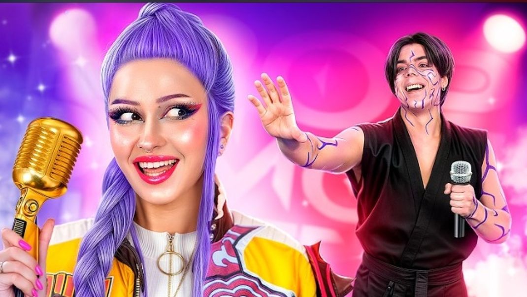 KPop Охотники на Демонов! Из 1 Уровня в 100 Уровень Джину из Saja Boys!
