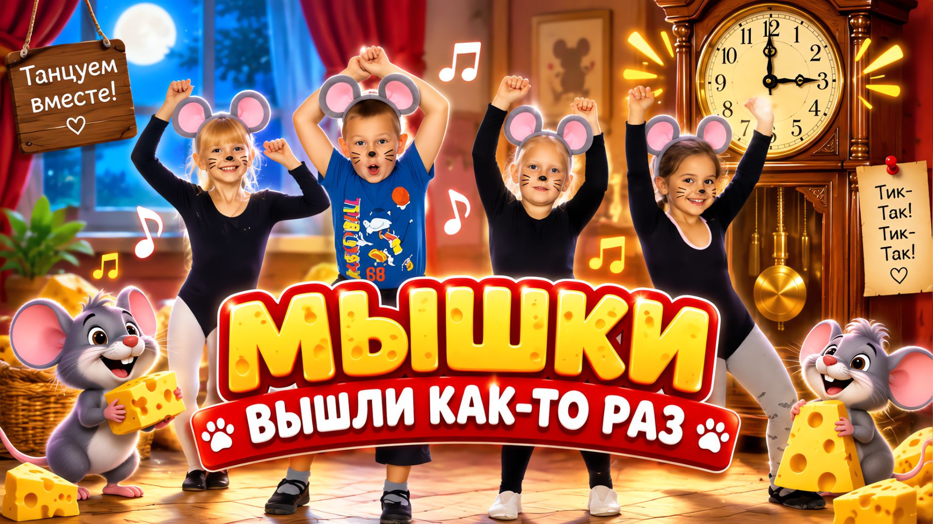 Вышли мышки как-то раз.