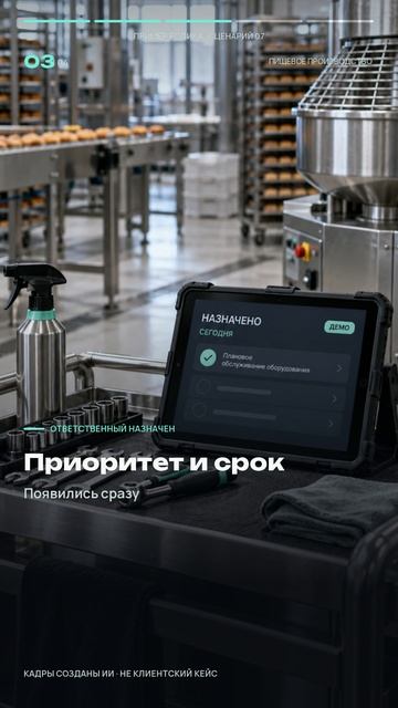 Заявка на обслуживание не теряется