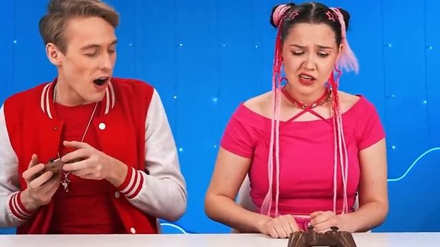 Челлендж. Шоколадная Еда Vs Настоящая еда | Потрясающие Кулинарные Рецепты Multi DO Challenge