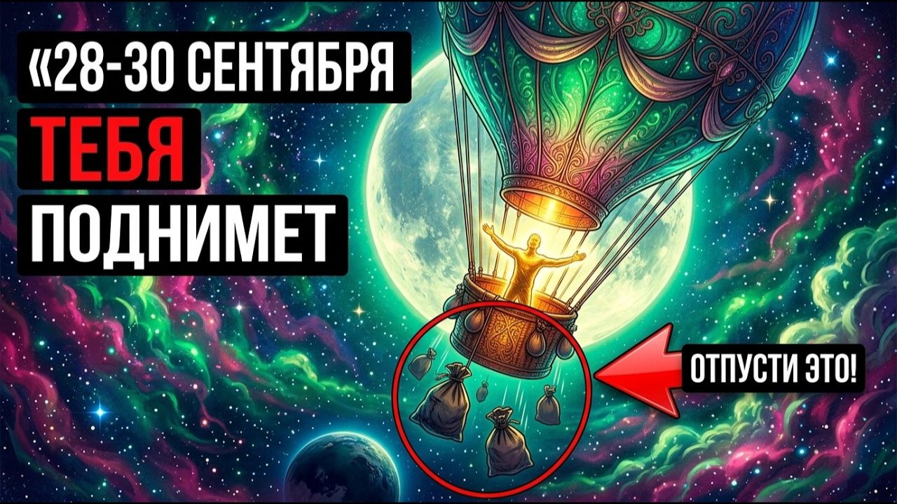 СЕГОДНЯ Небо Начинает Сброс — Три Груза Уходят С Твоих Плеч За Две Недели (28-30 Сентября)
