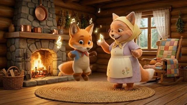 Ладушки у Бабушки Песенка для малышей Рыжик играет в ладушки