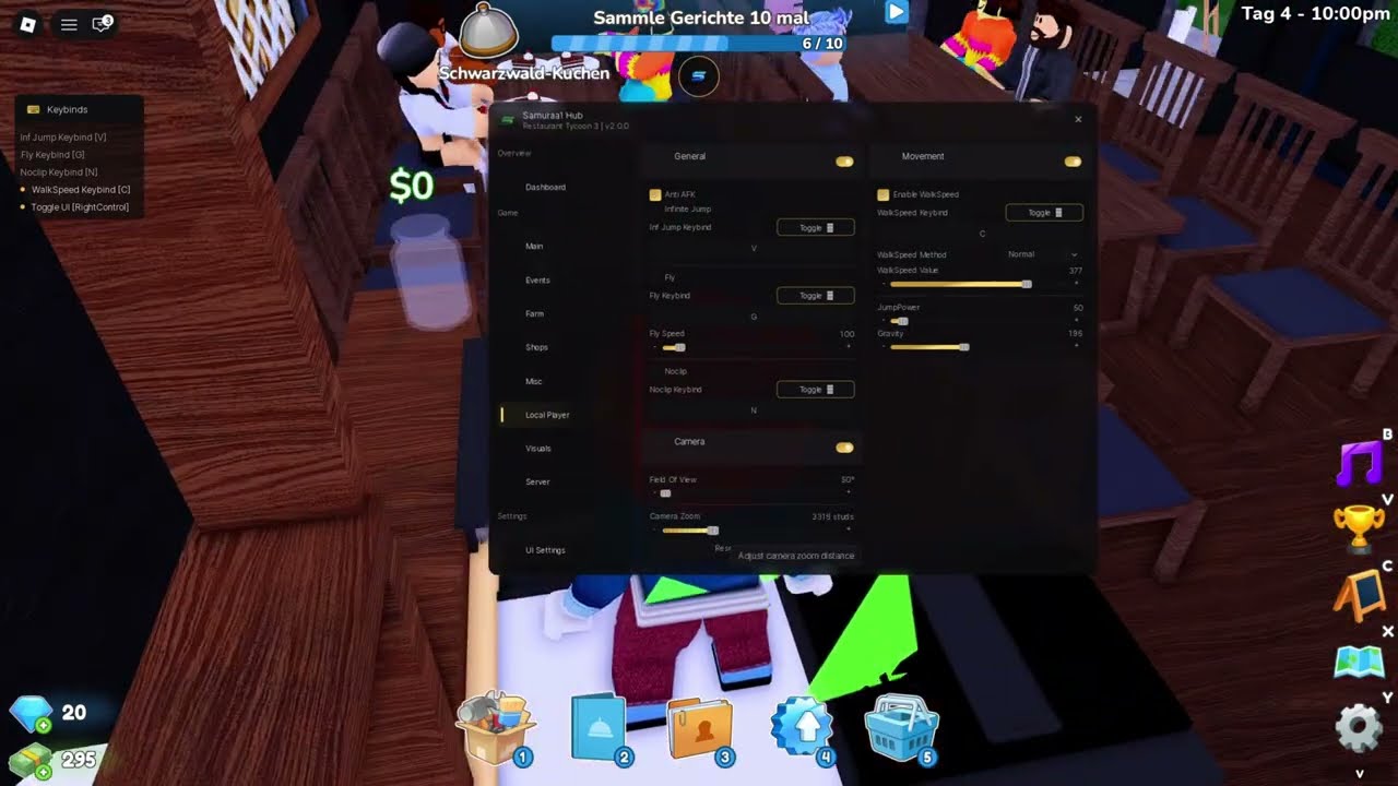 Бесплатный Скрипт Без Ключа в Restaurant Tycoon 3 🍔 (АВТО ВСЁ + УБЕРСИЛЬНО!) 2026