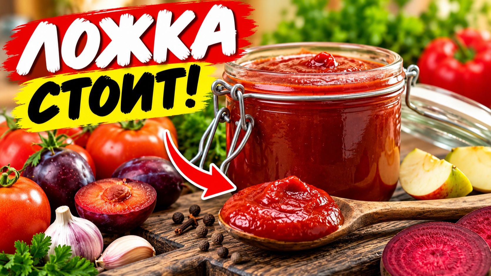 Такой кетчуп в магазине не купишь! Мой любимый кетчуп на зиму! Без загустителей и крахмала