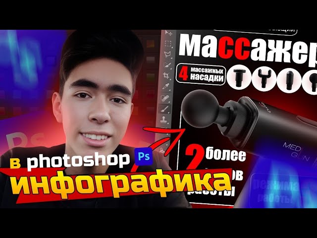 Инфографика Делаем КАРТОЧКУ В ФОТОШОП!