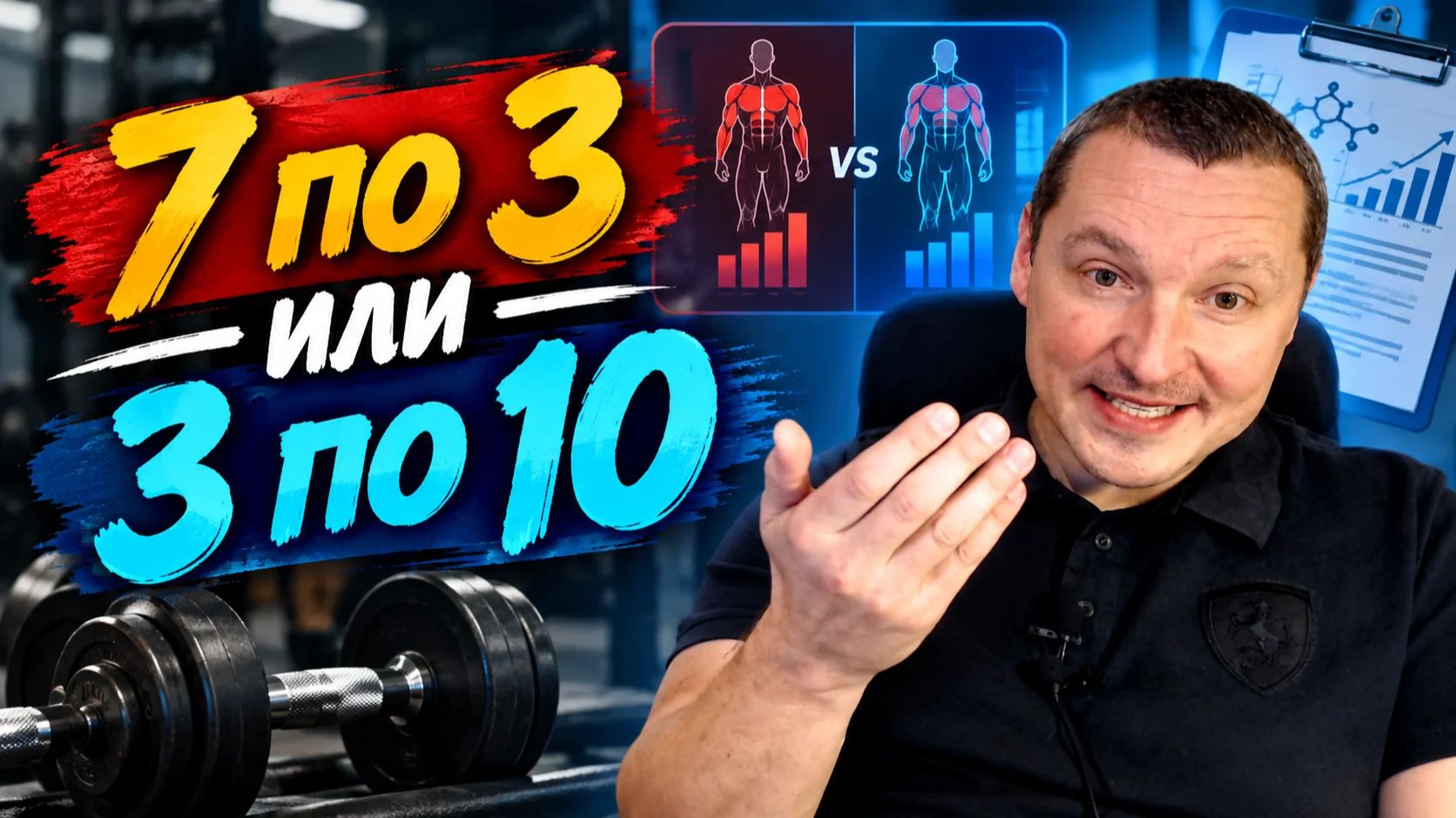 7 по 3 против 3 по 10 для мышечной массы | Обзор исследования