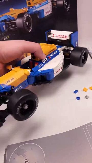 LEGO Icons Williams Racing FW14B & Nigel Mansell (10353) [799 деталей] Сборка